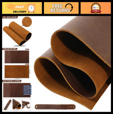 12"x24" Genuine Full Grain Leather Sheets for Crafts - Thick 2mm Cowhide Pieces,