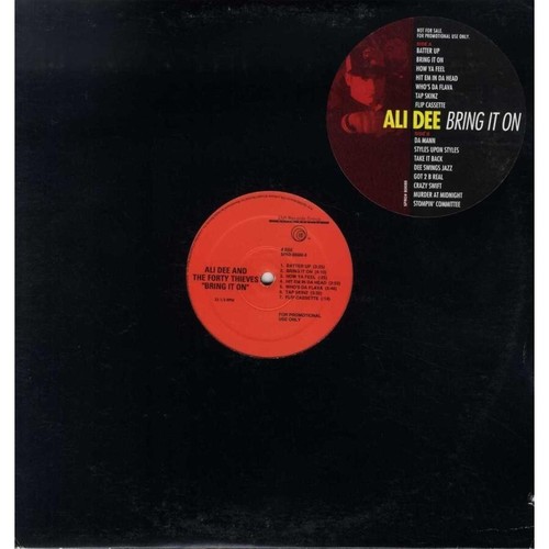 Ali Dee Rapper Ali Dee And The Forty Thieves / Bring It On 12