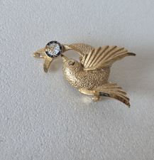 Rare vintage BPOE Elks lodge gold tone flying...