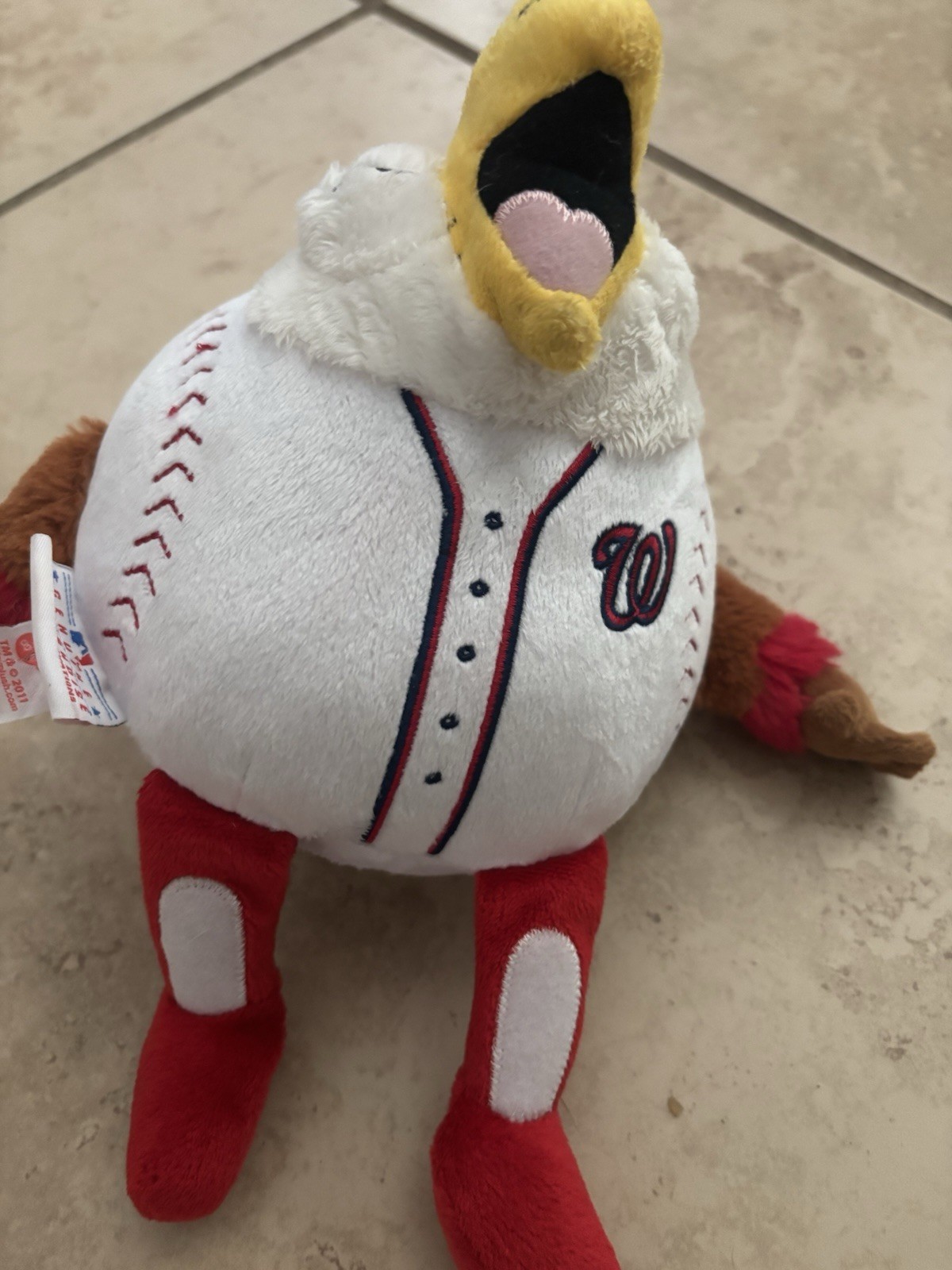 Mlb Washington Nationals Mascot Plush 2011 Official Baseball Merchandise