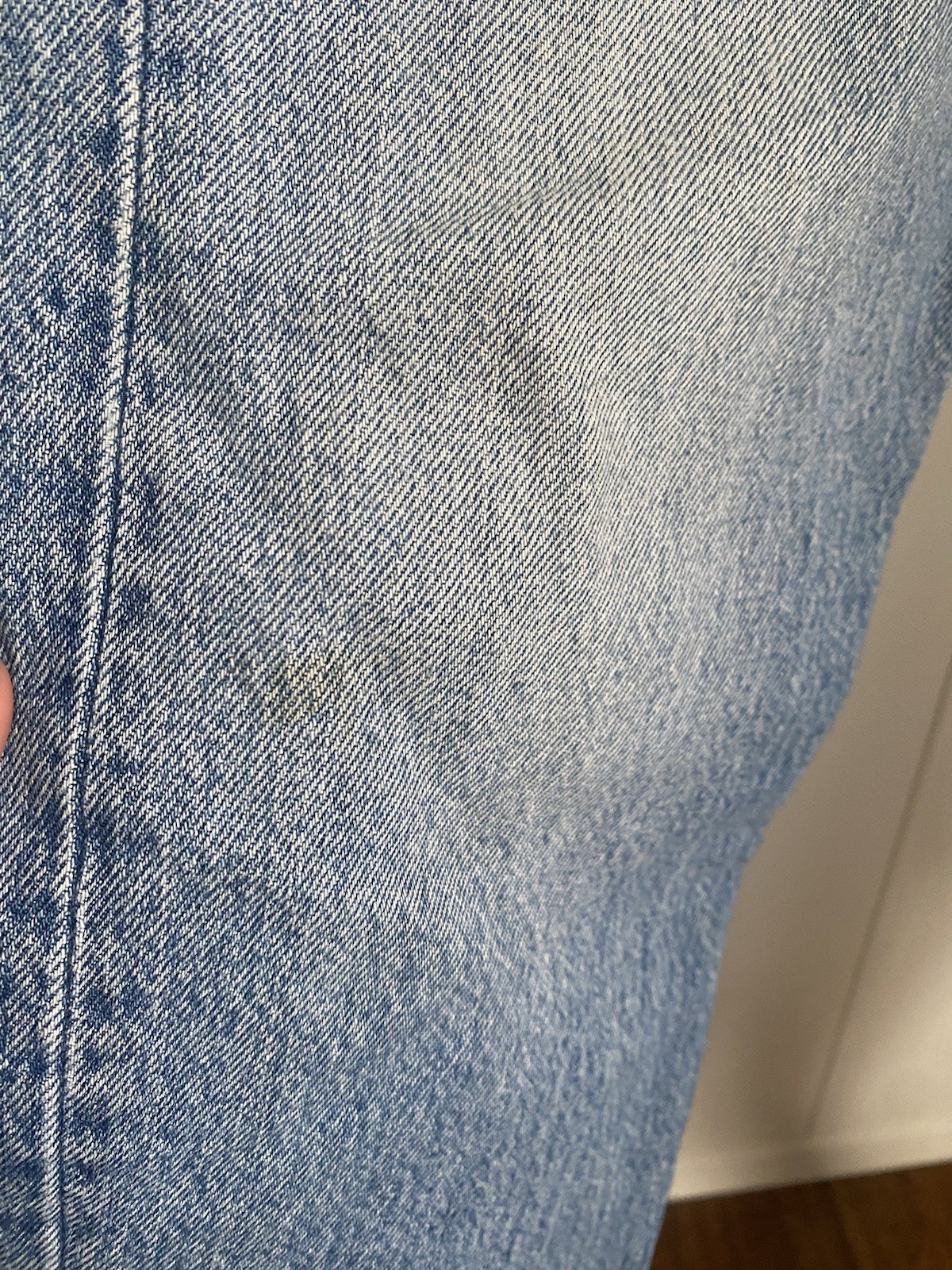 Levi's Premium Patchwork Distressed Straight Blue… - image 10