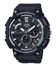 Casio Man Resin Band Chronograph Wrist Watch MCW-200H-1A