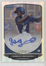 2013 Bowman Chrome Prospects Refractor 155/500 Gabriel Guerrero #BCP-GG Auto c5b