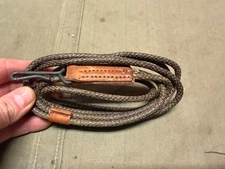 ORIGINAL WWII US ARMY INFANTRY M1942 .45 PISTOL  CARRY LANYARD-HICKOK, 1943