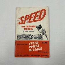 Speed And Mileage Manual 1951 Vtg Car Garage Collectible 200 Illustrations