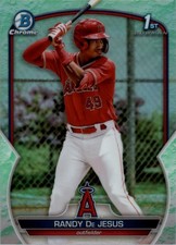 2023 Bowman Chrome Prospects Baseball Lunar Glow Refractor Singles - You Choose