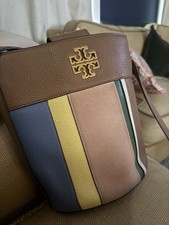 Authentic Tory Burch Color block Bucket Purse Shoulder/crossbody