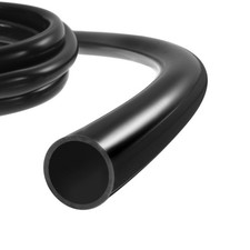 Silicone Tubing,1/4" ID x 3/8" OD Pure Silicon Tube-10 ft Length/Black