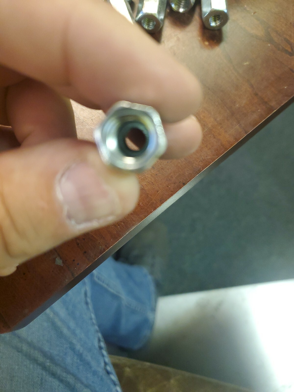 Nova Coupling Reducer Nut Zinc-3/8" -16 To 1/4"-20(1/2" F X 1" L)(lot of 10)