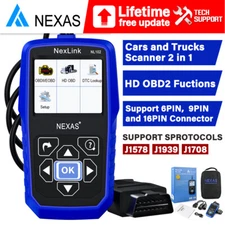 NEXAS NL102 HEAVY DUTY DIESEL TRUCK DIAGNOSTIC SCANNER TOOL HD OBD2 CODE READER