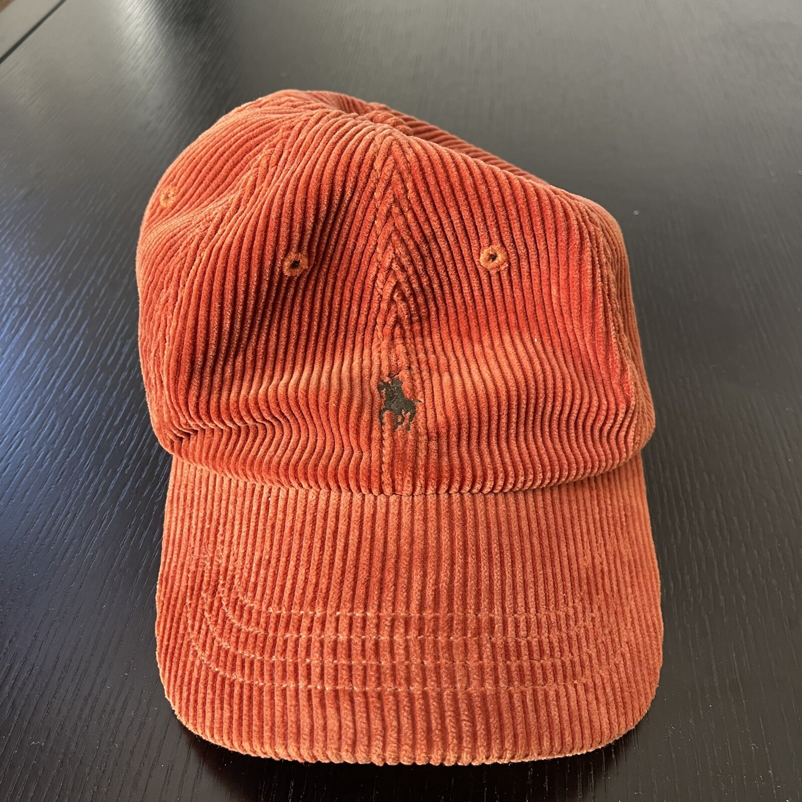 POLO Ralph Lauren Cap Leather Strap Adjustable Brown Gem