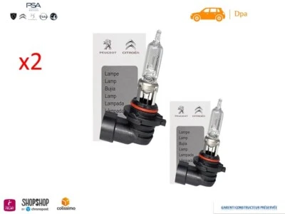 x2 Lampes HB3 12V 60W  308 5008 3008  1610426580 d'origine - Photo 1/4