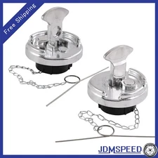 2PCS For Peterbilt Aluminum No Locking Diesel Fuel Cap FOR 11-04859-200 600212