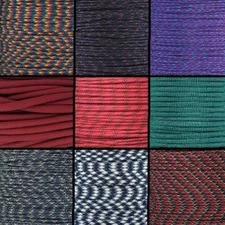 550 Tensile Strength 7 Inner Strand Paracord 10', 25', 50', 100', 250', 1000'