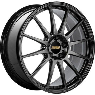 BBS FS 19x9 ET 25 5x112 HB 82 Diamond Black with a Clearcoat Wheel/Rim