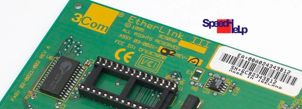 3COM Isa Etherlink III 3C509B 0021-002 A BNC Network Card Ethernet Lan Card N08 - Image 2 of 4