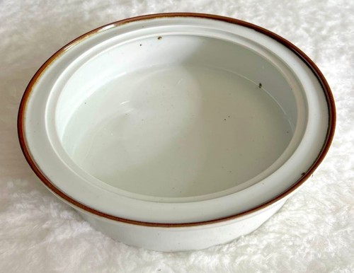 Dansk Brown Mist Round Serving Platter Bowl Niels Refsgaard Denmark 13" MCM - Picture 3 of 5