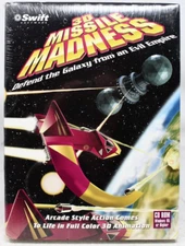3d Missile Madness By Swift Software (PC, 1999) - Big Box - New Sealed.