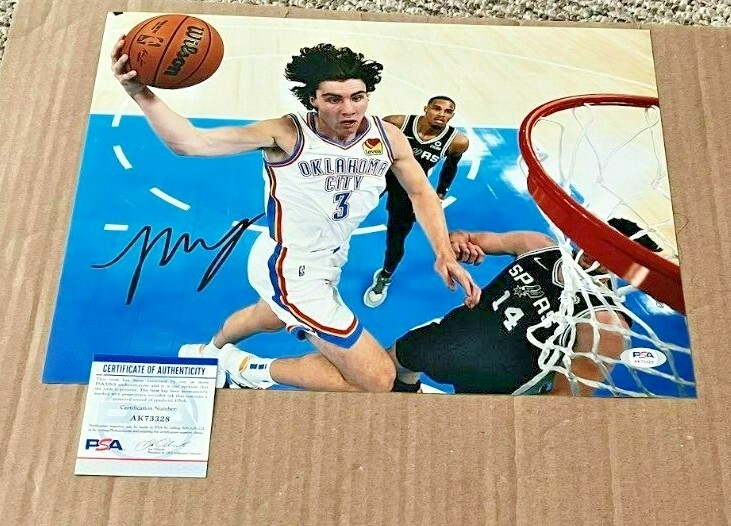 JOSH GIDDEY Autographed Signed 11X14 OKALHOMA CITY THUNDER PHOTO PSA/DNA CERTIFIED #2 