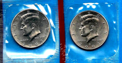 2001 P D BU Kennedy Set PD In Mint Cello - Foto 5