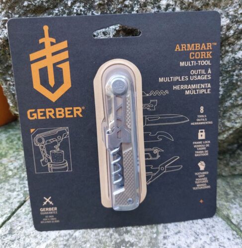 Gerber Messer ARMBAR Cork gold Multitool Korkenzieher Schere etc. - Afbeelding 1 van 1