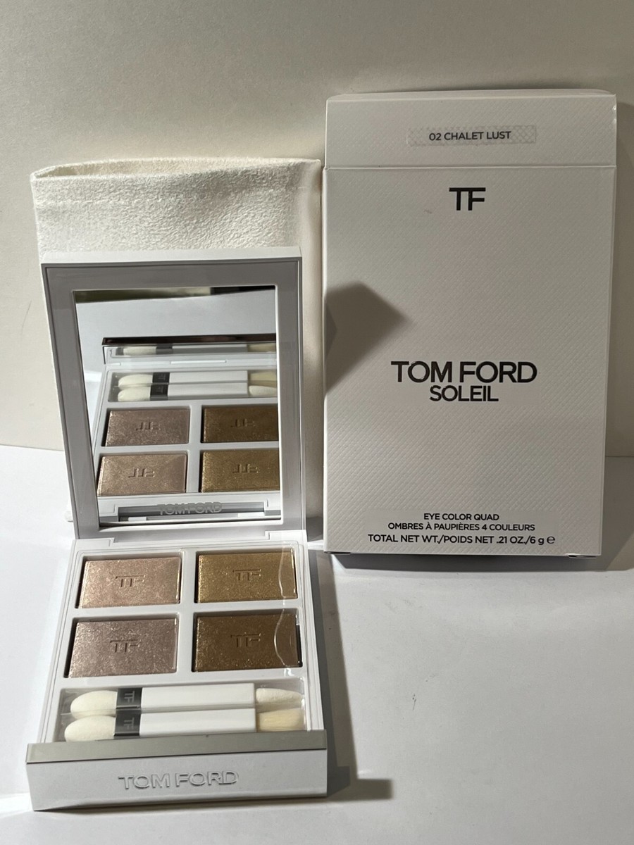 TOM FORD Soleil Eye Color Quad, 02 Chalet Lust, Full Size 0.21oz