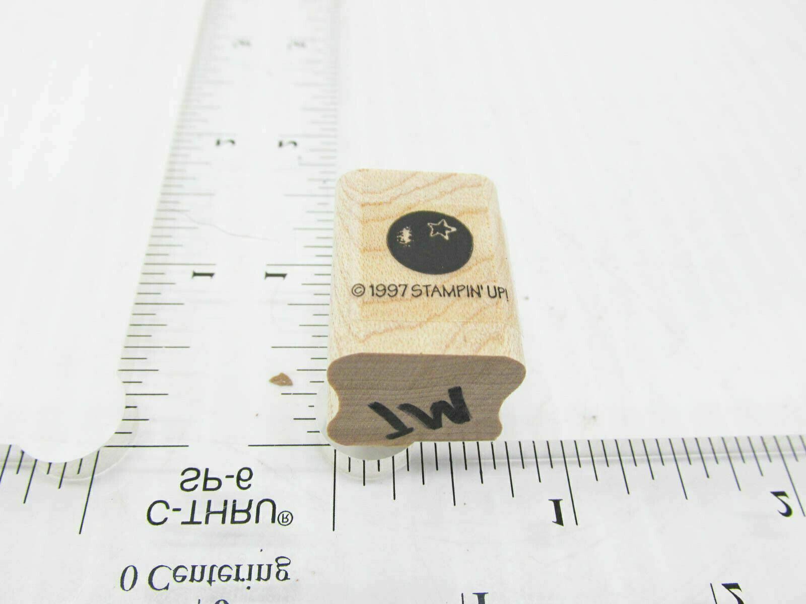 Your Star Bowling Ball Rubber Stamp - Stamp Set C102