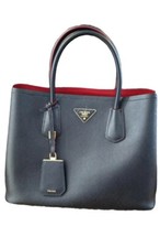 Preloved Prada Double Saffiano leather tote bag