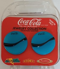 Ohrringe COCA COLA Blau Schmuckkollektion Neu