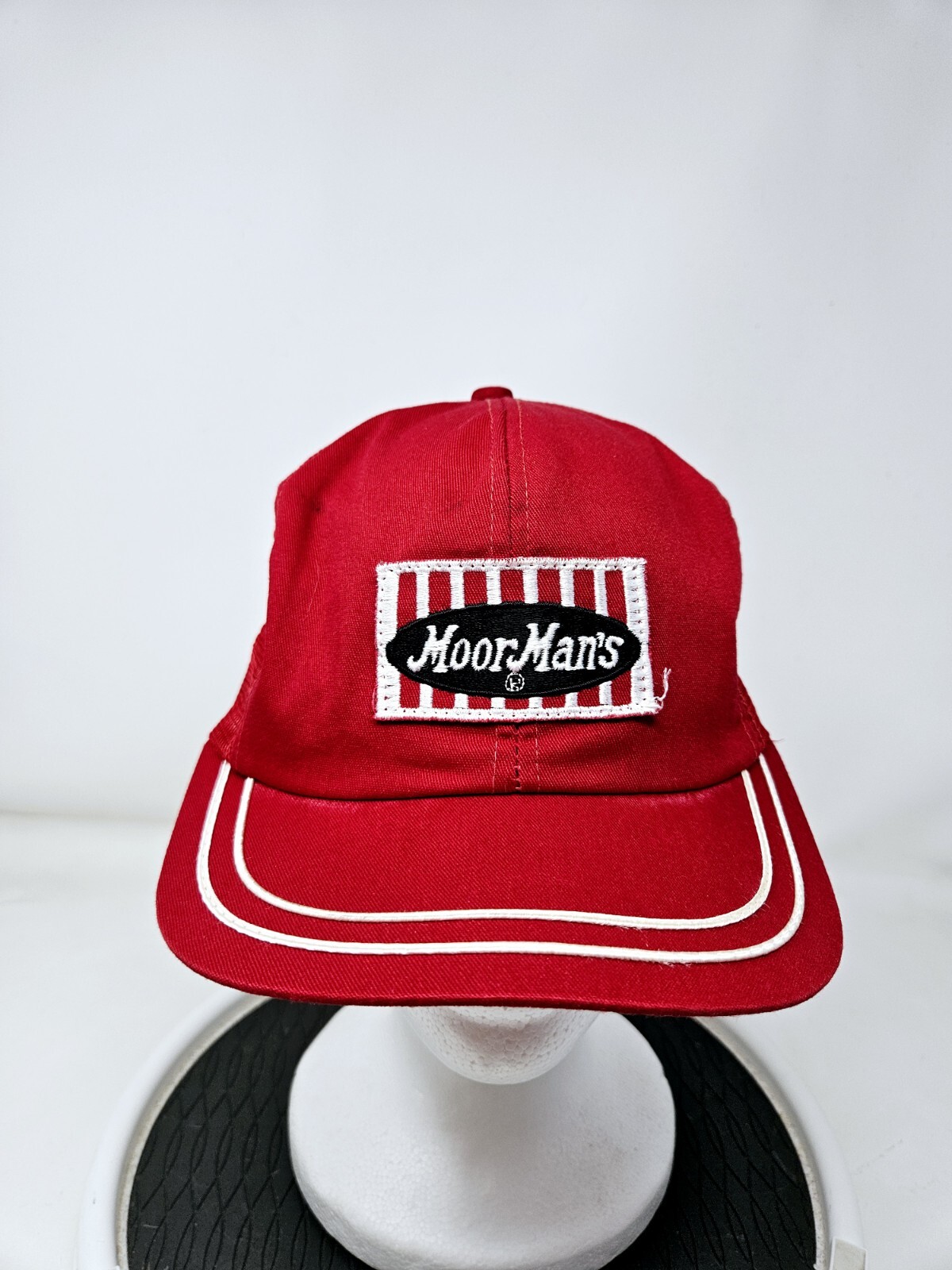 Vintage Moor Man's 80s K-Products Red Trucker Hat USA Made FAST SHIPPING