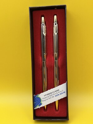 Parker ボールペン 2本セット ゴールド ケース付き 名入れ 飾れる黄金のパーカーギフトセット｜ギフトショップ「FLEGRE