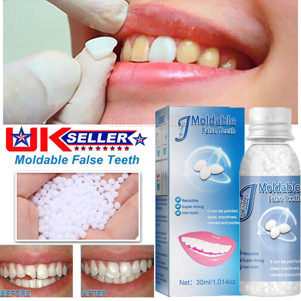 Temporary Tooth Repair Kit Resin Fix Broken False Teeth Fill Gaps