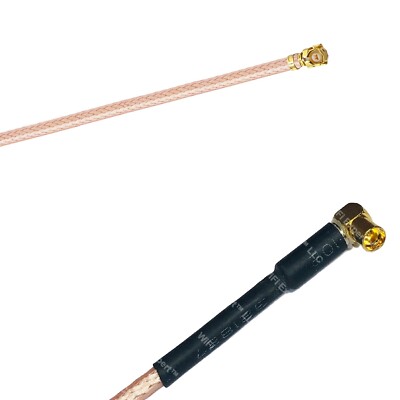 RG178 IPX U.FL to MMCX FEMALE ANGLE Coax RF Cable USA-Ship