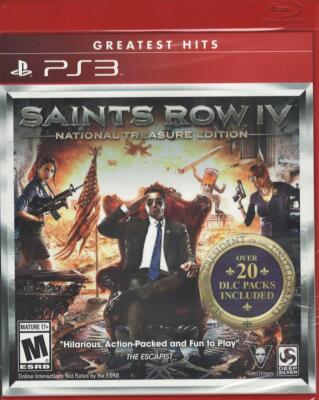 Saints Row IV: National Treasure Edition (Greatest Hits) PS3 (Brand New Factory