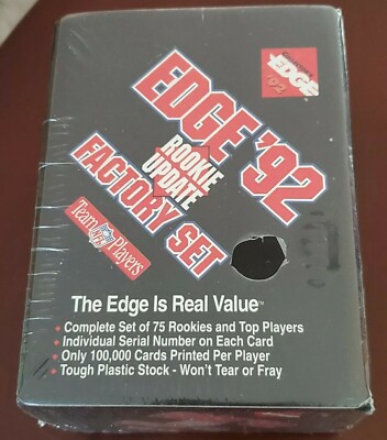1992 Collector's Edge NFL Football Sealed Box Rookie Update Factory Set