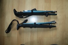 Adventuridge Folding Hiking Poles 110 -125cm Green NEW Hiking Nordic Walking
