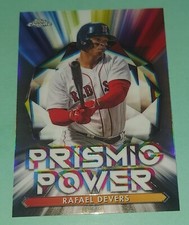2021 Topps Chrome RAFAEL DEVERS #PP-12 Refractor Prismic Power Insert Red Sox