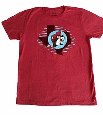 Buc-ee  s Adult MEDIUM T Shirt Red Texas Original Shirt Excellent Condition