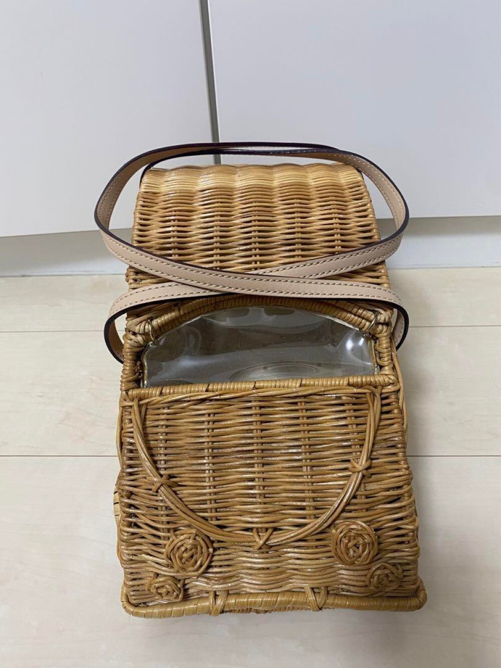 Kate Spade New York Vita Riva Wicker Car Bag image 9