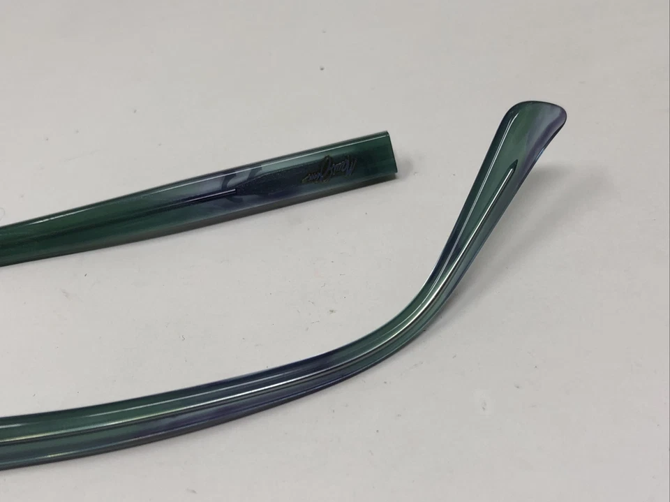 MAUI JIM LIRIO DE AGUA MJ 796-55B AZUL VERDE Auténtico Templo Repuesto PARTE 1715 Foto 2 de 4