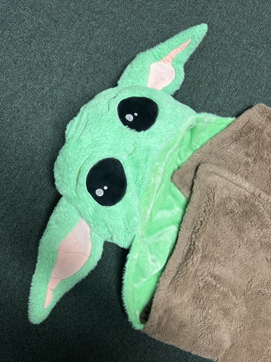 Star Wars Mandalorian Hooded Blanket Baby Yoda The Child Grogu