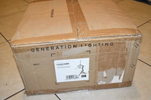 Generation Lighting F3322/4SMS 16IN Chandelier Ceiling Light in Smith Steel #1 - Picture 6 of 6