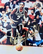 Nate "Tiny" Archibald Autographed Boston Celtics Action 8x10 Glossy Photo