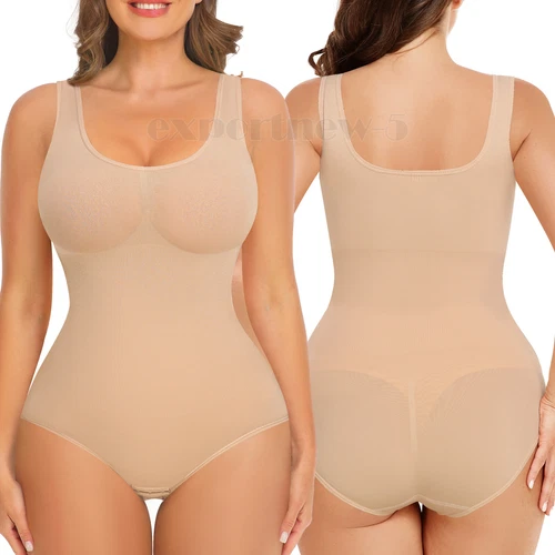 Women Seamless Full Body Shaper Shapewear Firm Tummy Control Slimming Bodysuit - Picture 18 of 28