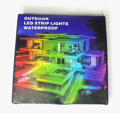 400ft Outdoor Indoor LED Strip Lights Waterproof Music Sync RGB IP68 Energy Effi