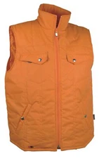Mens Cofra Nuremberg Gilet Orange 100% Nylon YKK Zip
