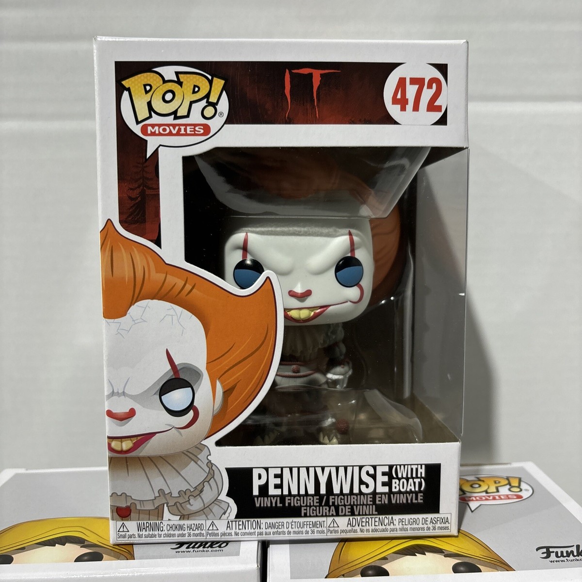 Funko POP! IT Pennywise with Boat #472-Georgie CHASE & Georgie