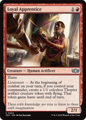 NM Loyal Apprentice, MTG, Tarkir Dragonstorm, Magic the Gathering, 222