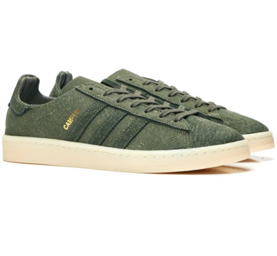 Adidas BW1249 Campus Crafted C.F. Stead Premium Suede Green Futbol Shoes Men's 7