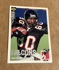 ANDRE RISON 1994 UD Collector's Choice SILVER SIGNATURE #139 - falcons / msu